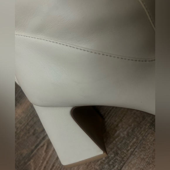 Abercrombie and Fitch “Valerie” 9.5 block hero Y2K vibe vegan leather boots EUC - Picture 16 of 16